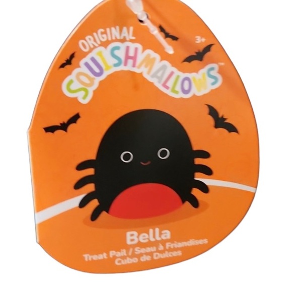 NWT- Squishmallows Bella Spider Halloween Bucket - 12” - Picture 5 of 6